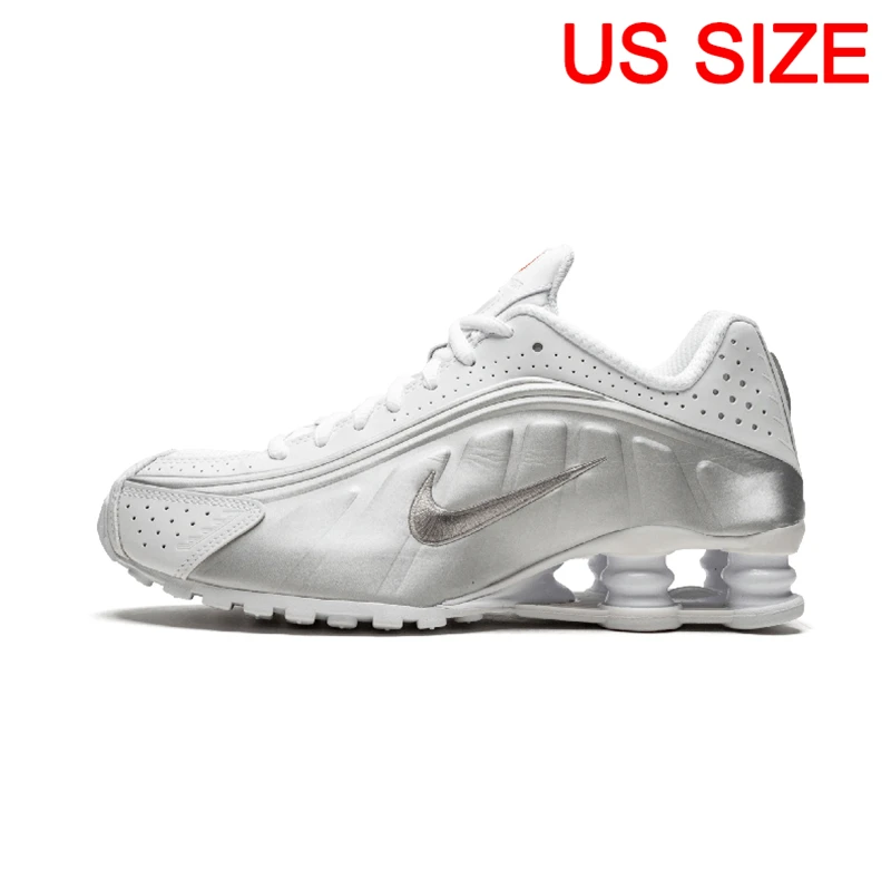 Оригинальное новое поступление мужские кроссовки для бега NIKE SHOX R4 - Цвет: 104265131