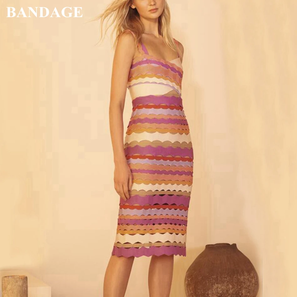 rainbow bodycon