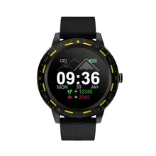 S18 Шагомер Смарт часы водонепроницаемый полный сенсорный экран длительное время ожидания Спорт Здоровье Фитнес браслет счетчик шагов сердечного ритма трекер