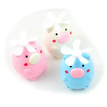 

Handheld Mini Fan Home Office Electric Personal Air Conditioning Fan Cooler Fan Pig Shape Lovely Gift
