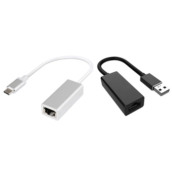 

USB Type C Network Adapter Mac to Ethernet Gigabit LAN Adapter & USB 3.0 Gigabit Ethernet LAN RJ45 Network Adapter