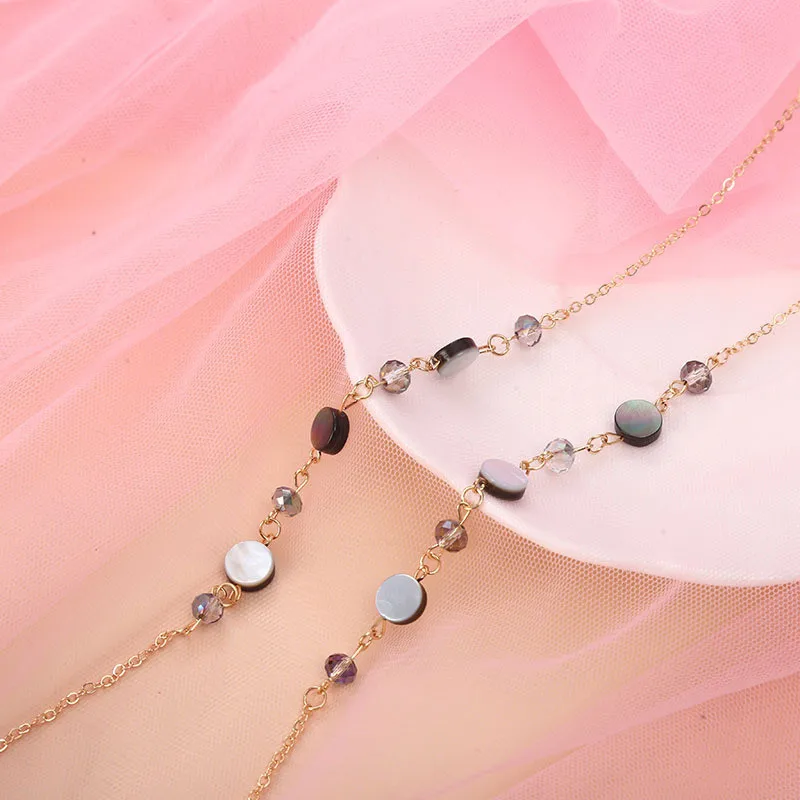 Новинка 2021 цепочки для солнцезащитных очков в маске золотого цвета модные