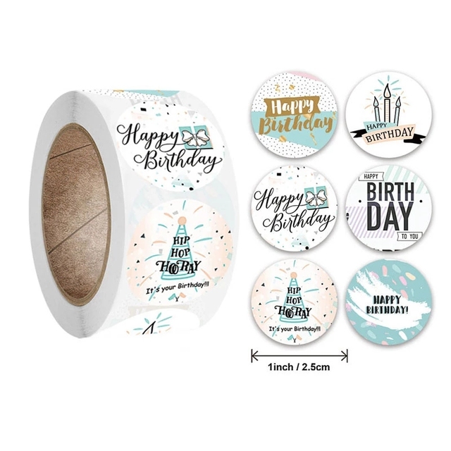Thank You Stickers Seal Labels Scrapbook Handmade Sticker Wedding Party Christmas Gift Bag Decorations