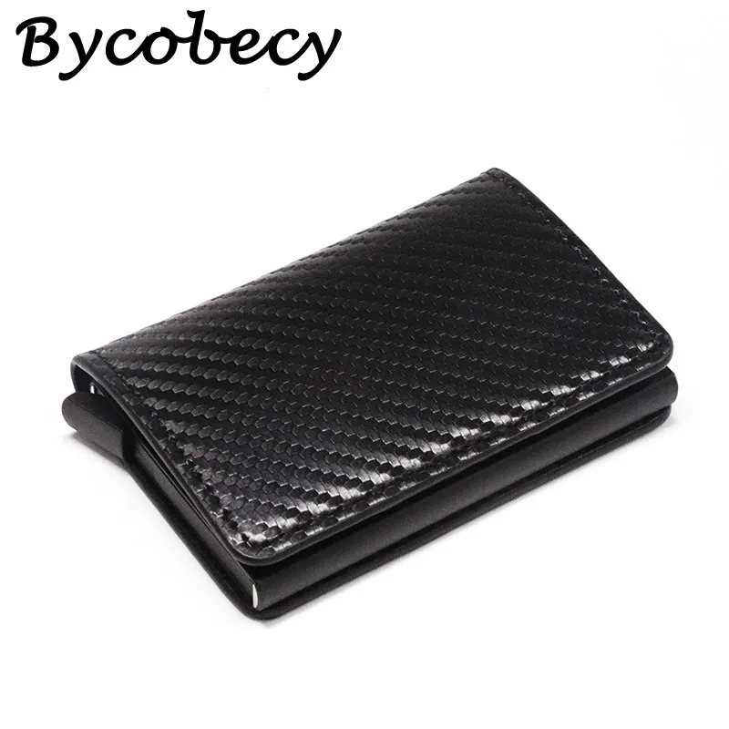 Новинка 2019 винтажный держатель для кредитных карт Bycobecy из углеродного волокна
