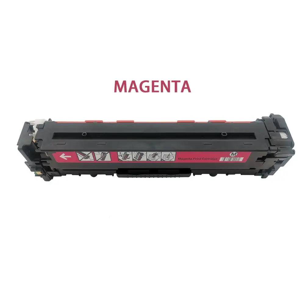 Compatible HP CF540A CF541A CF542A CF543A CF540 toner cartridge for HP Laserjet M254 M254nw M254dw MFP M281fdw M281fdn M280nw - Цвет: M