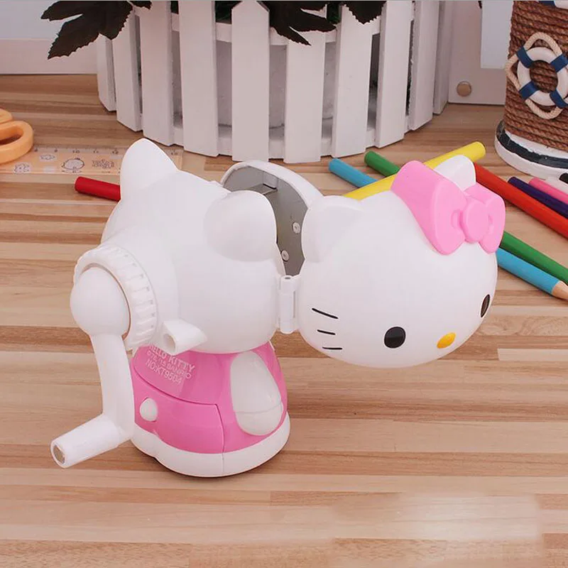 TOPSTHINK канцелярские карандаши точилка ручка поставщик креативная hello kitty Новинка точилка для девочек