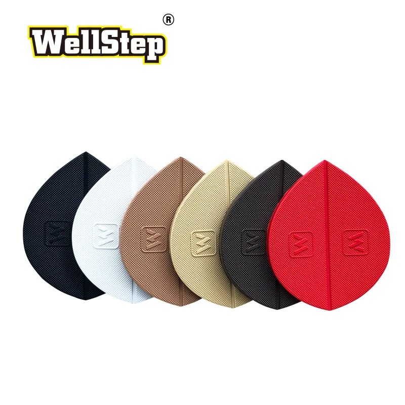 WELLSTEP 1 пара резиновых наклеек для ремонта пятки односторонняя изношенная подушка