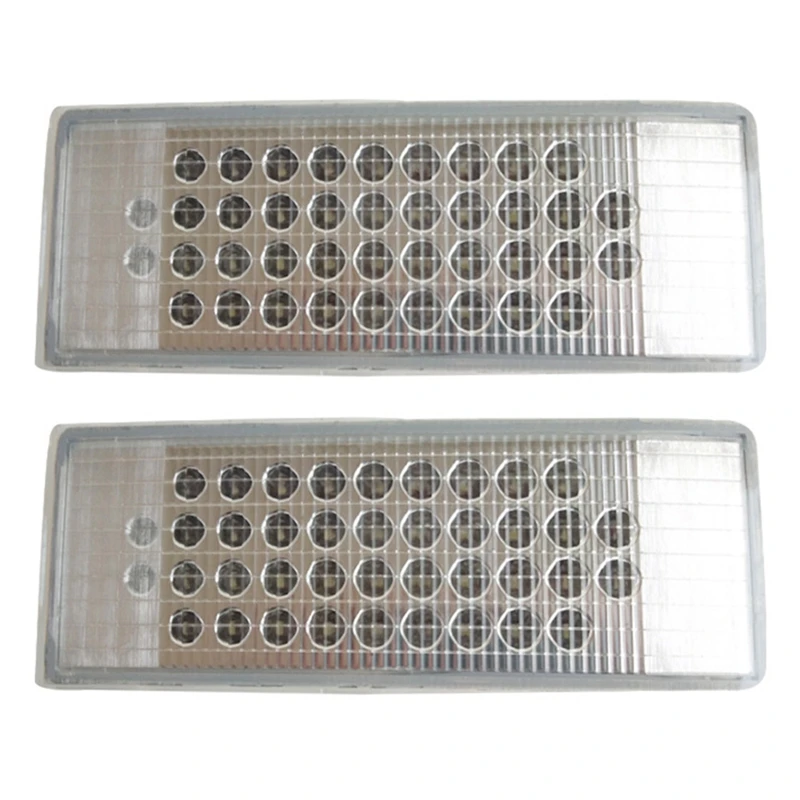 2PCS 24V Truck LED Headlights Truck Fog Lights Daytime Running Lights