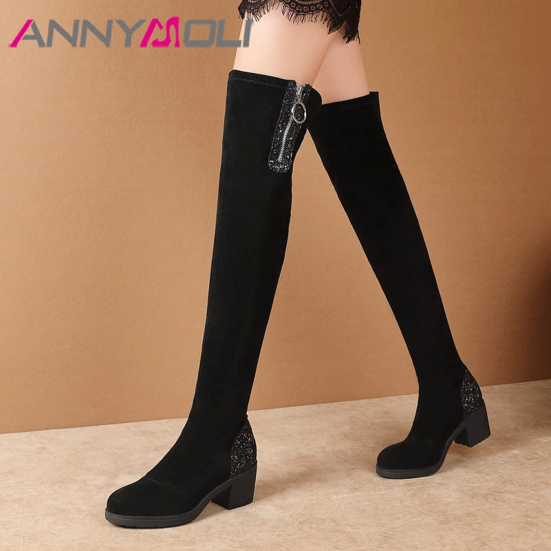 kids thigh high boots