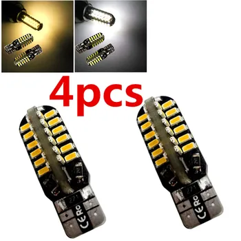 

OBC Canbus Error Free T10 led 48smd 3014 LED car W5W 48 194 SMD Warm White Wedge Lights Interior Lamp Door Instrument Bulb