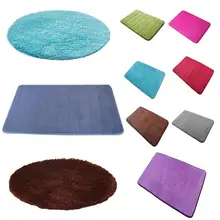 Коврик для ванной, влагопоглощающий коврик, нескользящий пол, коралловые мини ковры, короткий бархатный шелковый ковер из микрофибры, мягкий ковер