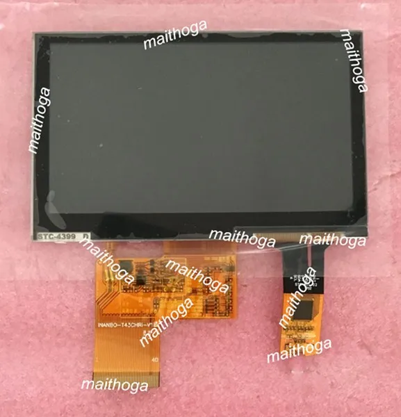 4,3 дюймов 40P HD TFT lcd цветной экран(CTP/No CTP) OTA5180A Привод IC 6P GT911 чип 800*480 RGB 24Bit интерфейс