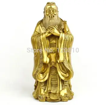 

Confucius as copper ornaments crafts home furnishings items sent to the leadership teacher elders ceremony