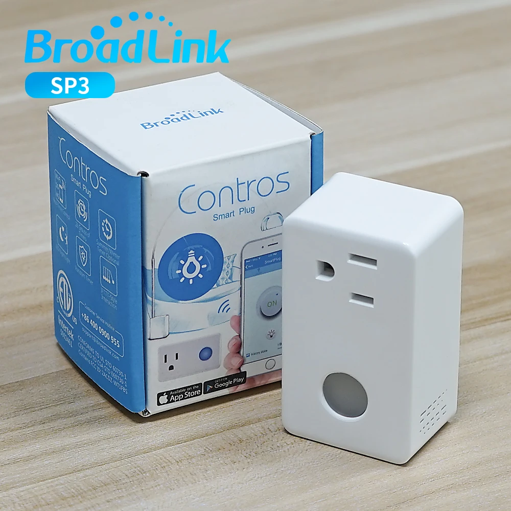 Официальная розетка Broadlink SP3 с поддержкой Wi-Fi и штепсельной вилкой европейского