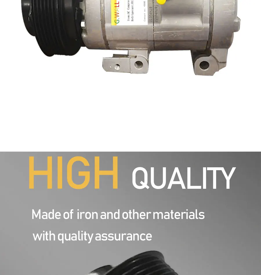 Для переменного компрессора Mazda 3 MAZDA CX7 2.3L 2.5L CF500RW7AA01 CF500-RW7AA-01 EG21-61-450G EG2161450G F500-RW7AA-03 CF500RW7AA01