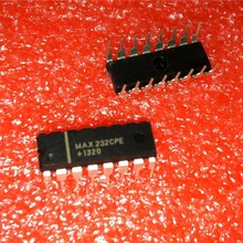 10 шт./лот MAX232CPE MAX232 2DVR/2RCVR RS232 5V 16-DIP на