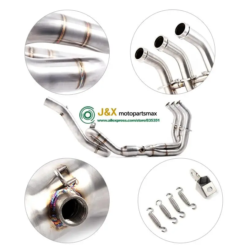 Выхлопных газов для Yamaha MT 09 FZ 2013 2018 SP 2017 2020 Tracer 900 2014 мотоцикл выхлопной глушитель