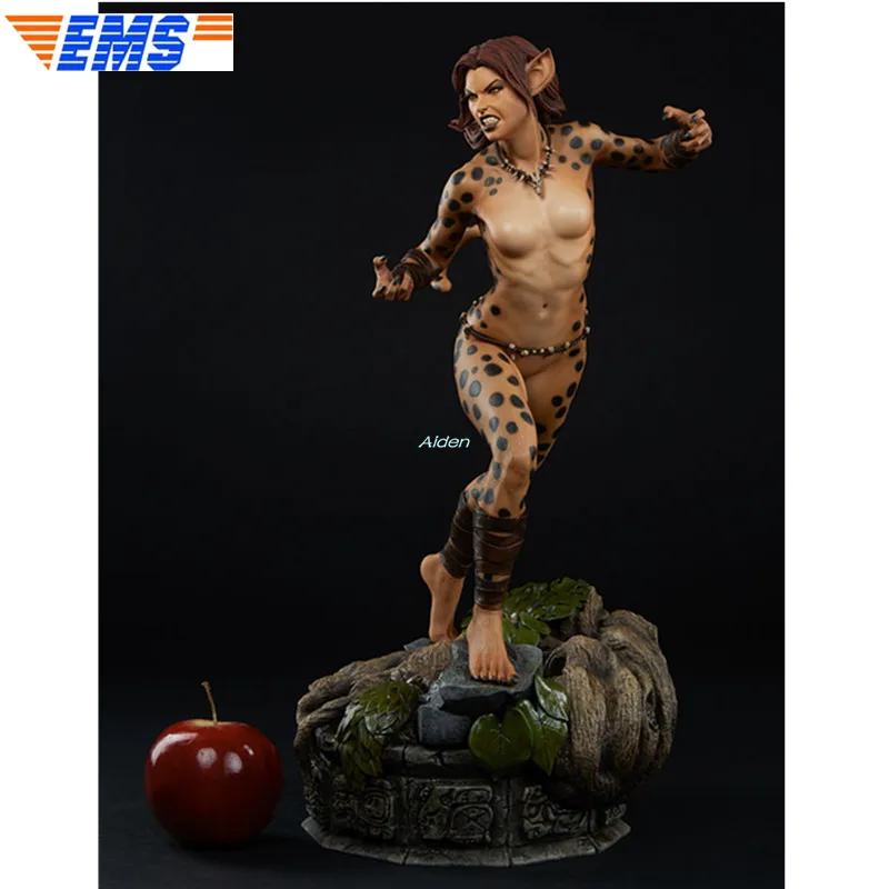

19" SS 3300476 Statue The Avengers Bust Megamind Full-Length Portrait Cheetah PF Series Resin Action Model Toy BOX 48CM Z2254