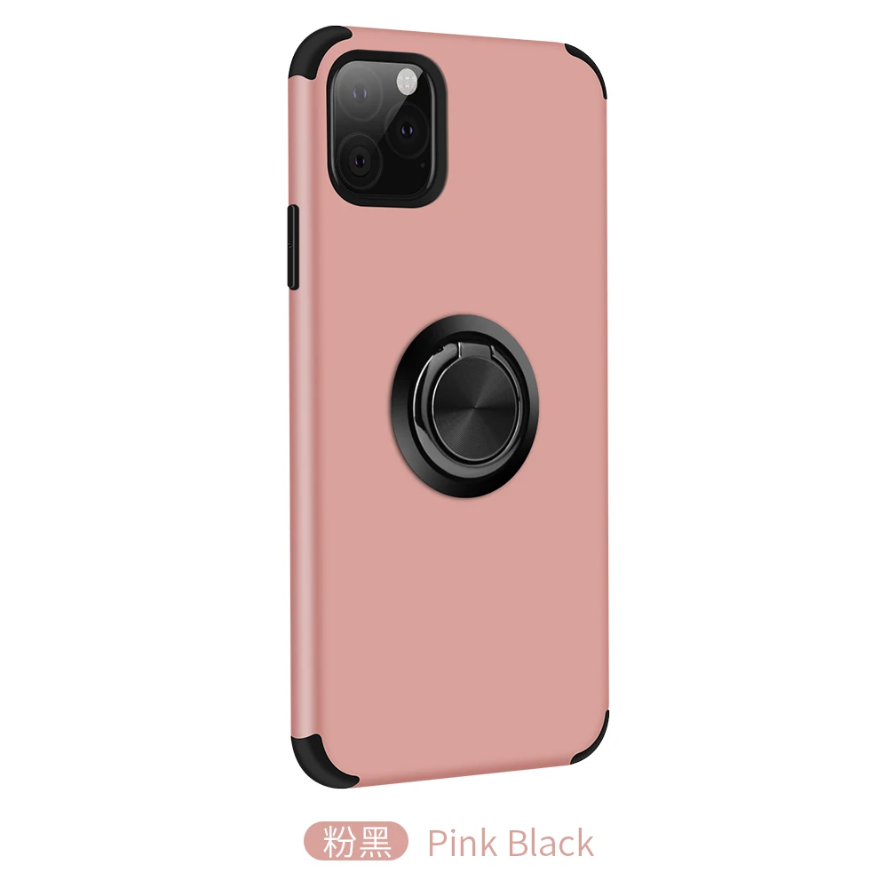 20 шт./лот, цветное кольцо+ TPU+ PC защитный чехол для iphone 6 7 8 X XS XR XS Max 6 7 8 plus 11 Pro Max, Жесткий Чехол
