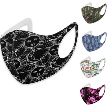 

3pcmouth maskers Black Cotton For Dust Protection Nose Protection Face maska Washable Reusable Earloop masken For Man Woman