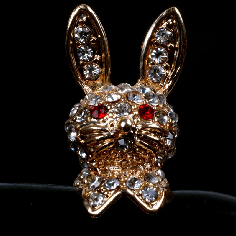 FFYY-Bunny Rabbit 3,5 мм Кристалл Анти Пылезащитная заглушка Bling разъем для наушников блестящие алмазные Стразы заглушка для порта колпачки для наушников-золото