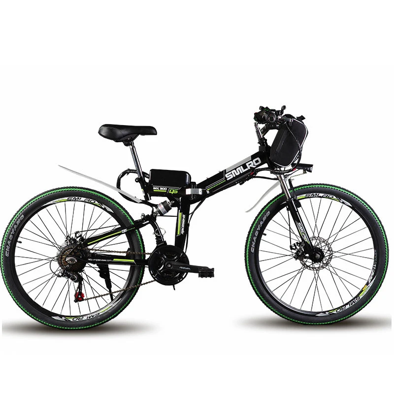 

24 electric mountain bicycle foldable 48 V lithium battery bicycle electric 500 W engine boost range 60 km maximum speed 40 km