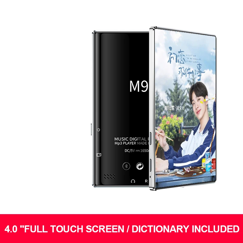 Bluetooth 5,0 MP3 полный сенсорный экран 4 дюйма Металл MP5 HiFi Loseless APE FLAC электронная книга ридер видео музыкальный плеер