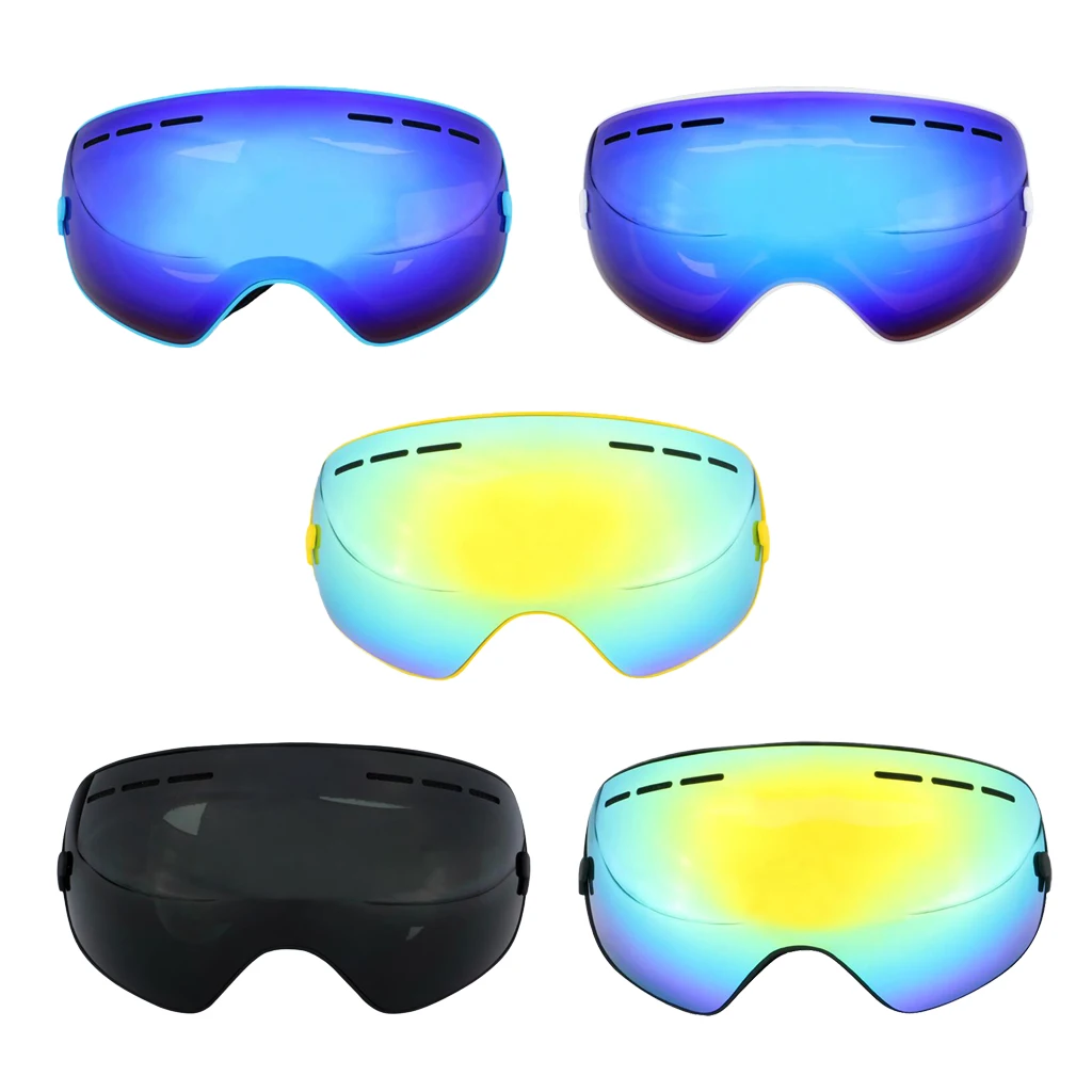 

Unisex Adult Anti-fog Dual Lens Snowboard Ski Snow Goggles 5 Styles UV Protection Anti-fog Snow Goggle