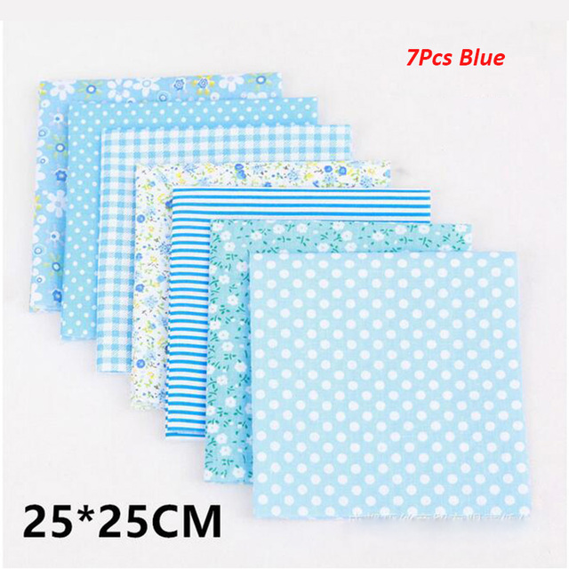 25cm x 25cm Cotton Fabric Printed Cloth Sewing Quilting Fabrics For Patchwork Sewing Tissue to Patchwork Quilting