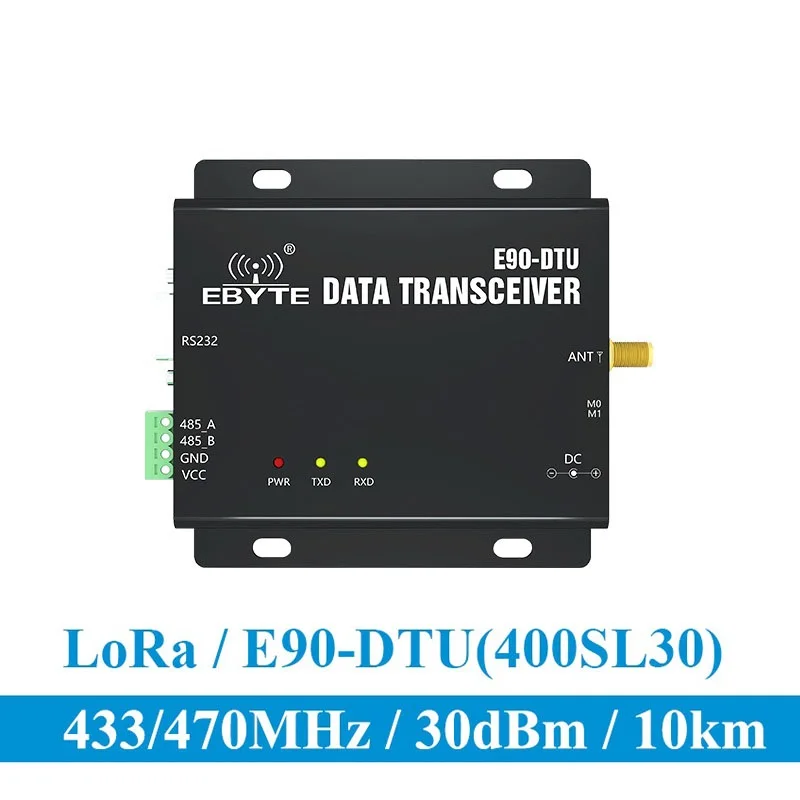 E90-DTU-400SL30 LoRa 30 дБм модем RS232 RS485 433 МГц RSSI реле IoT vhf беспроводной модуль