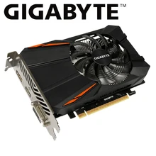 Gigabyte графическая карта gtx 1050ti от GTX 1050 Ti GPU от gigabyte gtx 1050 1050ti GV-N105TD5-4GD GDDR5 4GB видеокарта для ПК