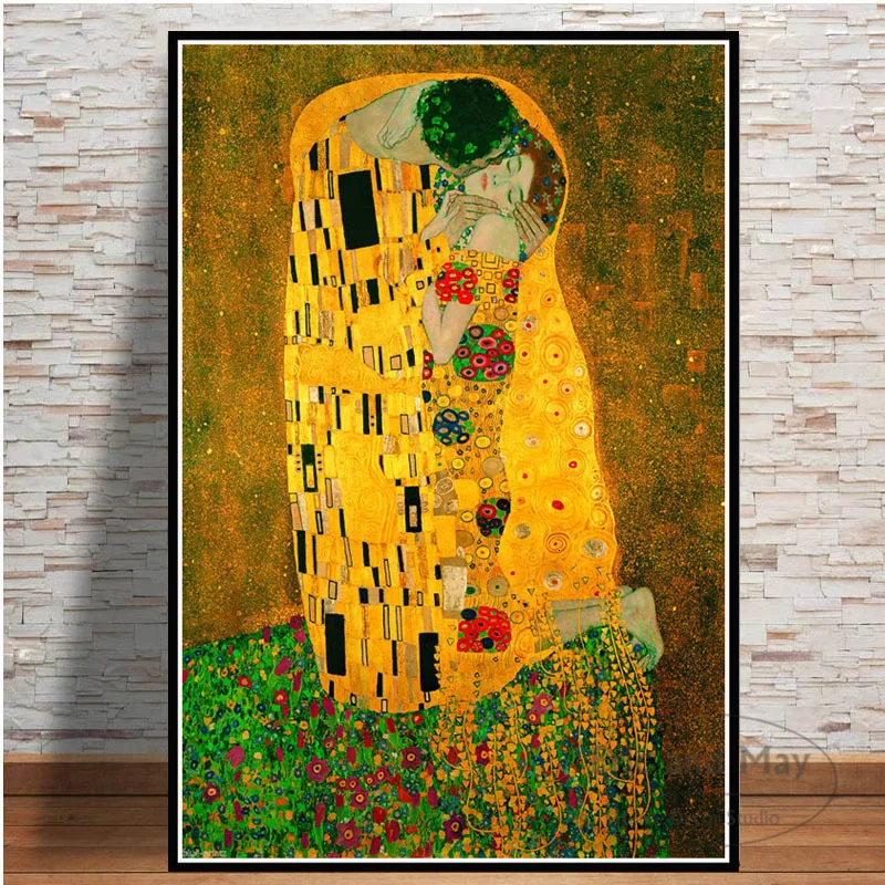 Постер климт. Ламинат gustav klimt. Золотое сечение в картинах. Ламинат gustav klimt. Климт поцелуй картина фото на холсте.