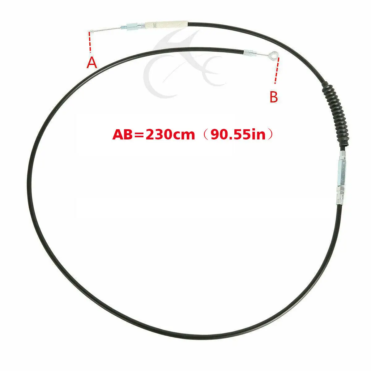 

Motorcycle 90.55" Refit Clutch Cable For Harley Road King Tri Electra Glide 2009-2013 2010 2012