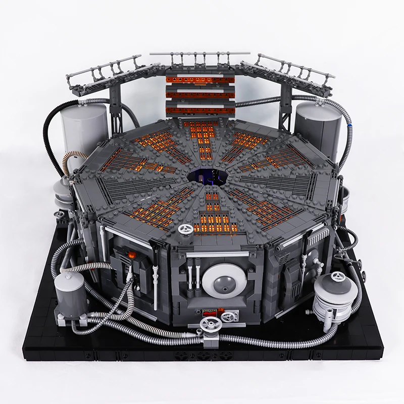 Звездные войны MOC 3000 шт. светодиодный светильник Starwars Классическая карбоновая морозильная камера сцена строительные блоки кирпичи игрушки для детей наборы