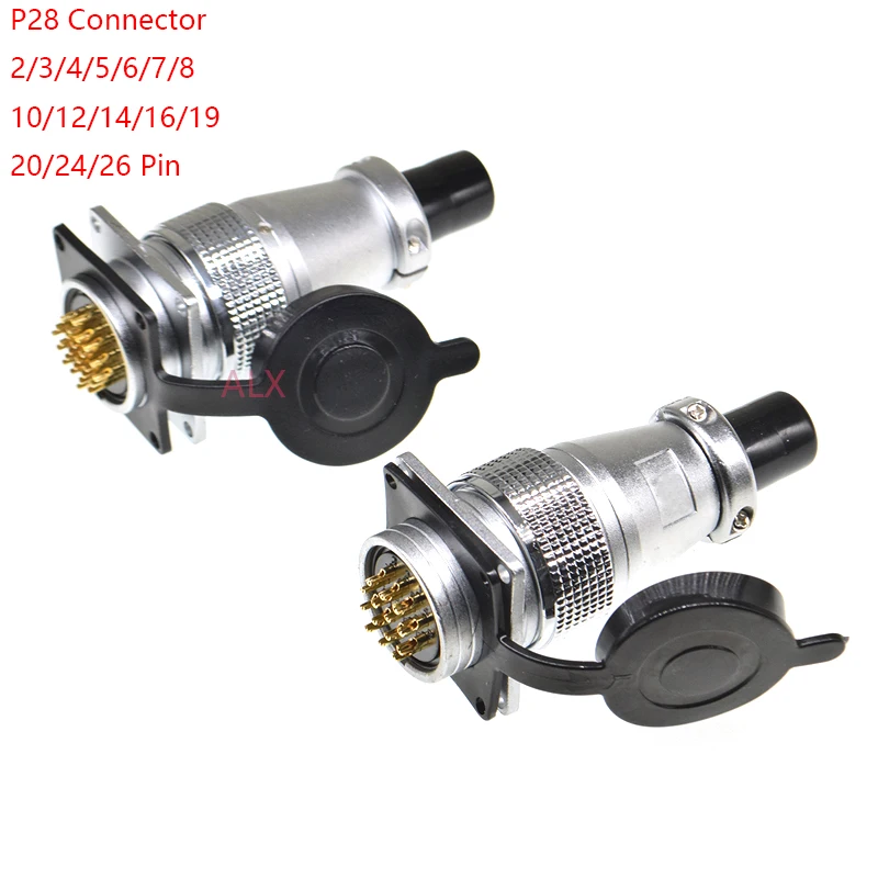1Set WS28 P28 Aviation connector 2/3/4/5/7/8/10/12/16/17/20/24/26 Pin Connector aviation FEMale Plug male Socket plug | Обустройство