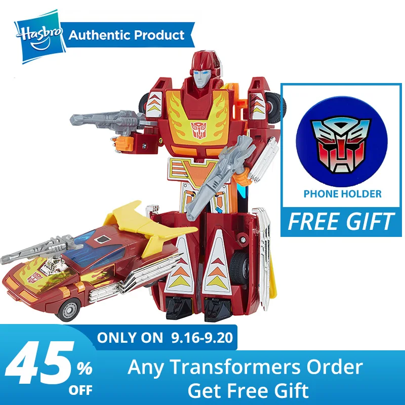 

Hasbro Transformers Toys Vintage G1 Replica Autobot Hot Rod Action Figure Collection Model Dolls collection Autobot Hot Rod