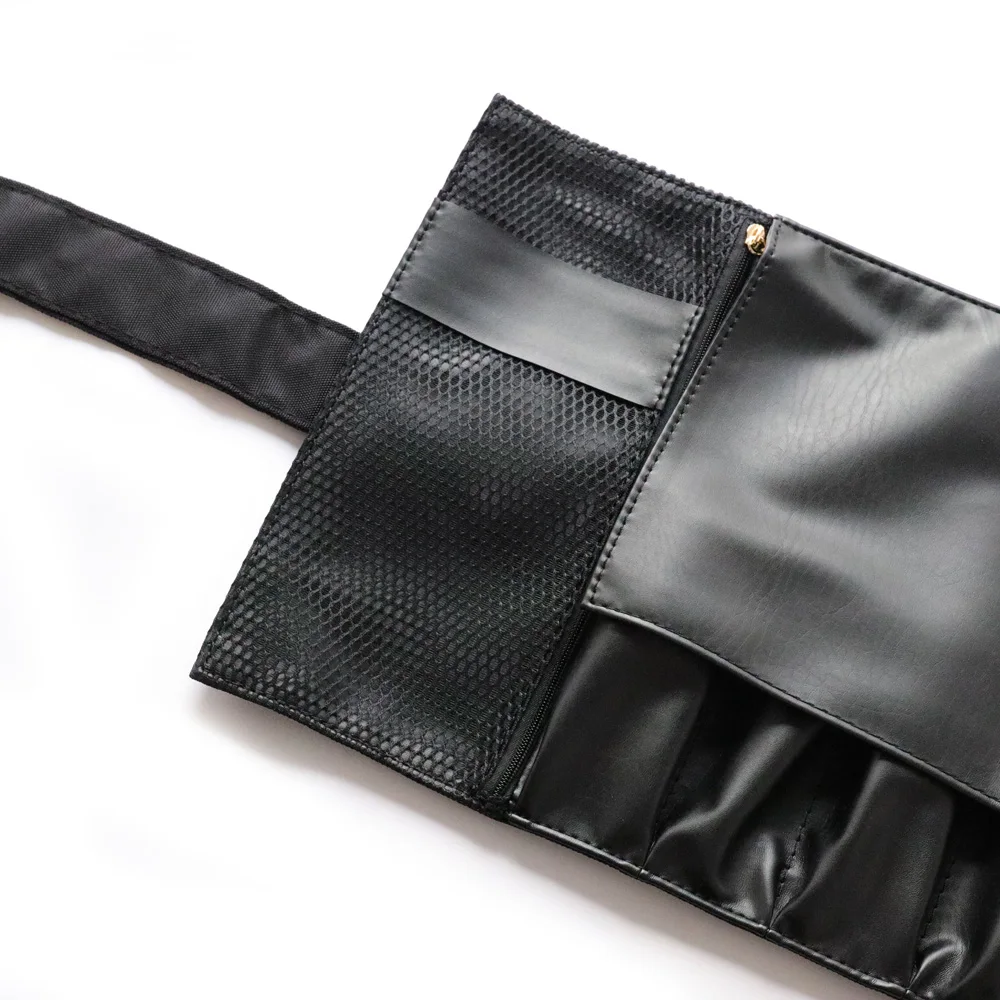 24 кармана черная многофункциональная сумка для кистей макияжа профессиональный