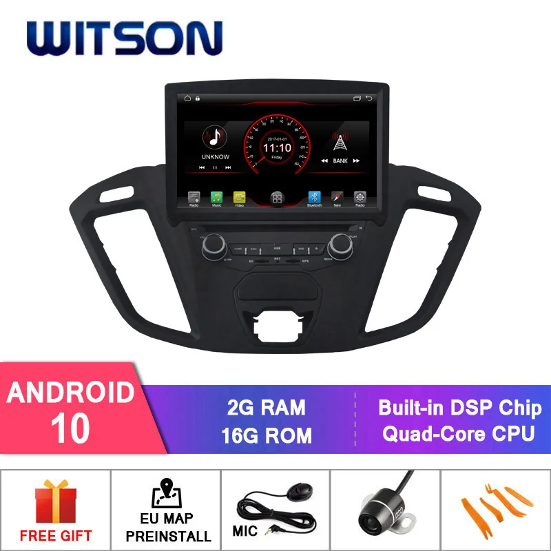 WITSON ANDROID 10 автомобильный DVD плеер для FORD TOURNEO 2 канальный USB порт макс. Внешняя