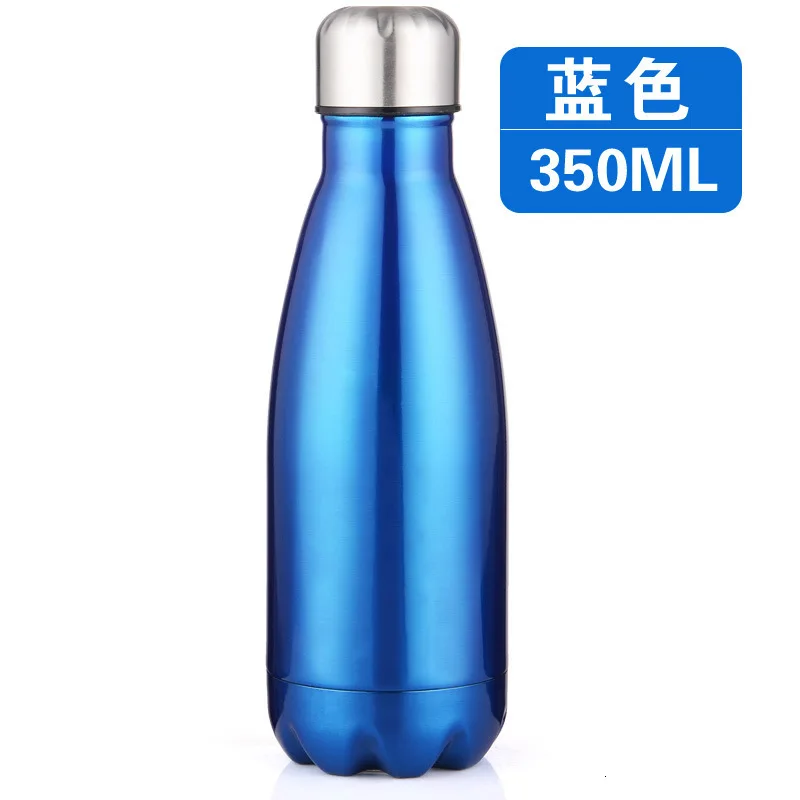 Borraccia Termica Bottiglia Acciaio Acqua Bottiglie Termiche Borracce In Inox Boraccia Sport steel Chilly Bottle - Цвет: Светло-желтый
