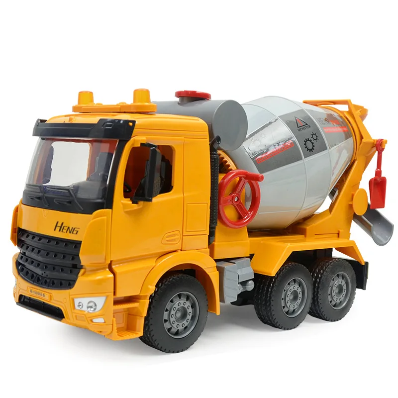 

Concrete Cement Mixer Children Boy Toy Car Large Size Inertia Sound And Light Model Concrete Engineering Vehicle