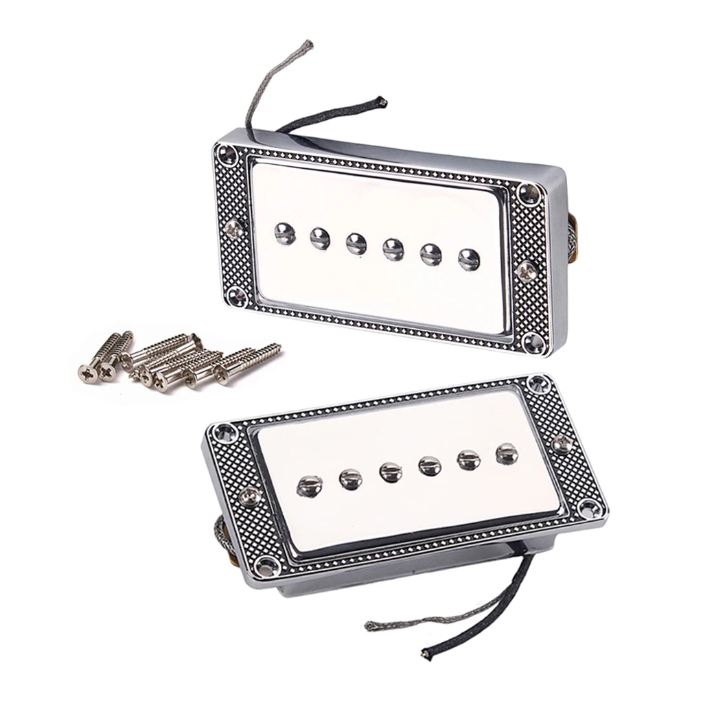 

Single Coil Pickup Bridge Neck Set for Electric Guitar with Mounting Screws