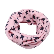 Лидер продаж, осенне-зимний детский шарф, мягкий хлопковый шарф с принтом, шарф с кольцом на шее, стильные шарфы в стиле ретро высокого качества