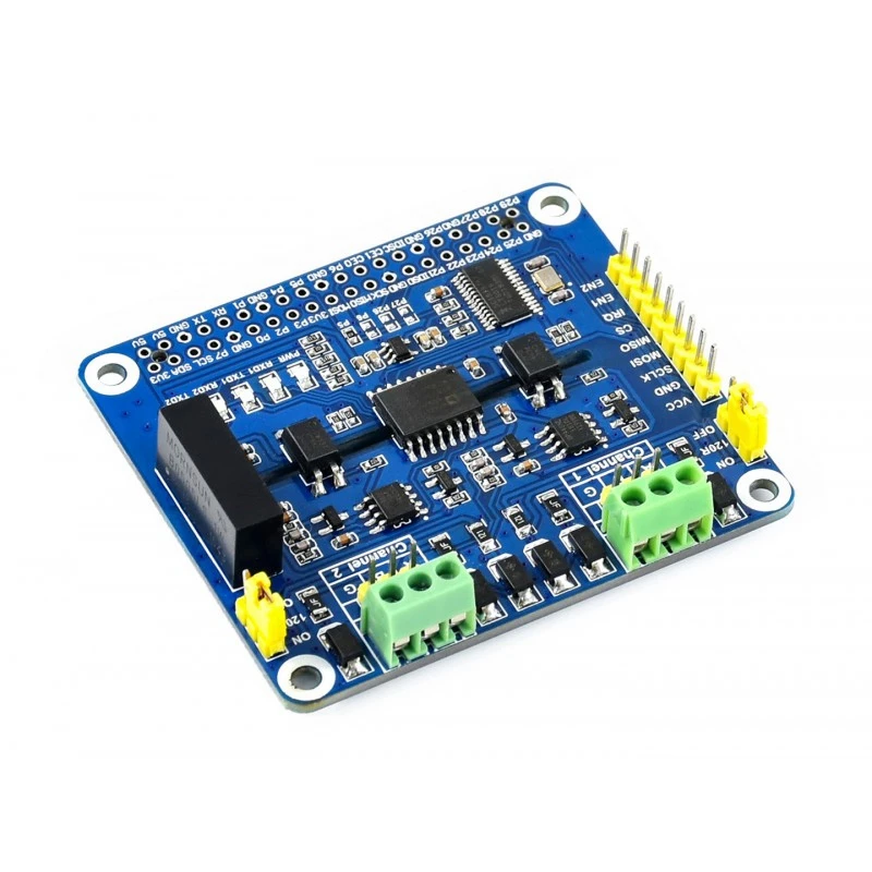 2 канальная Изолированная Расширительная шляпа Waveshare RS485 для Raspberry Pi SC16IS752 SP3485 с
