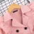 HE Hello Enjoy Toddler Girls Clothes Autumn Long Sleeve Fashion Trench Coats Children Solid Верхняя одежда с поясами Костюм 2-6Y