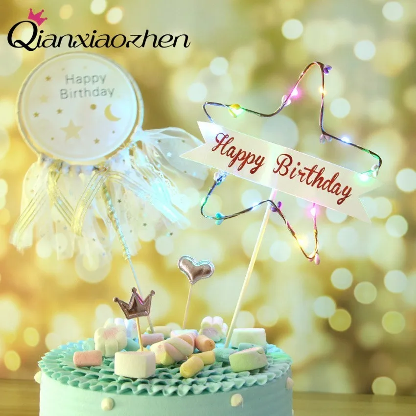 Блестящие звезды Qianxiaozhen украшение для вечевечерние НКИ украшения дня рождения