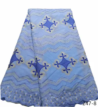 

African Dry Lace Fabric High Quality Men Cotton Lace French Lace Fabric With Stones Swiss Voile Lace In Switzerland 092535
