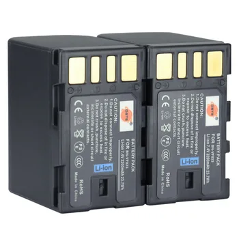 

DSTE 2x Replacement for BN-VF823 Battery Compatible Jvc Everio GS-TD1 GY-HM70U GY-HM100U GY-HM150U GZ-HMZ1U GZ-MG230 GZ-MG255