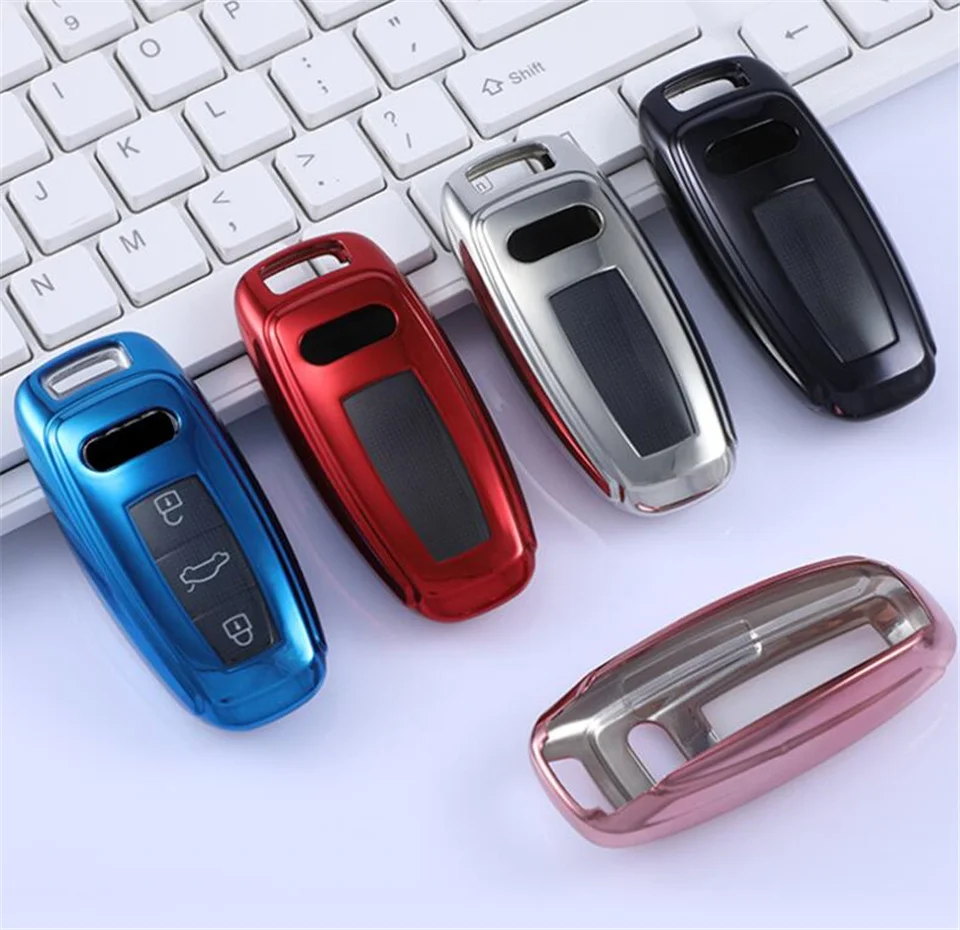 Cover per chiave/telecomando per Audi A1 A3 A4 A5 A6 A7 A8 Quattro Q3 Q5 Q7 2015 2009 2010 2011 2012 2013 2014 7 Cover per chiave/telecomando per Audi A1 A3 A4 A5 A6 A7 A8 Quattro Q3 Q5 Q7 2015 2009 2010 2011 2012 2013 2014 - H43df8ddd38ee44cfa541fd2682b8ae49t