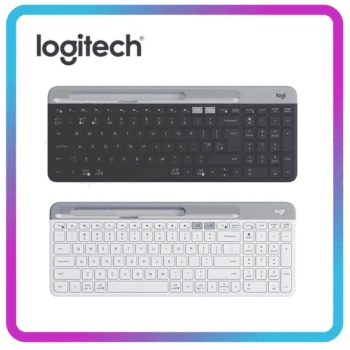 

Logitech 2.4GHz Wireless Keyboard Portable Ultra-thin Office Household Game Keyboard Unifying Bluetooth Dual Mode for PC Laptop