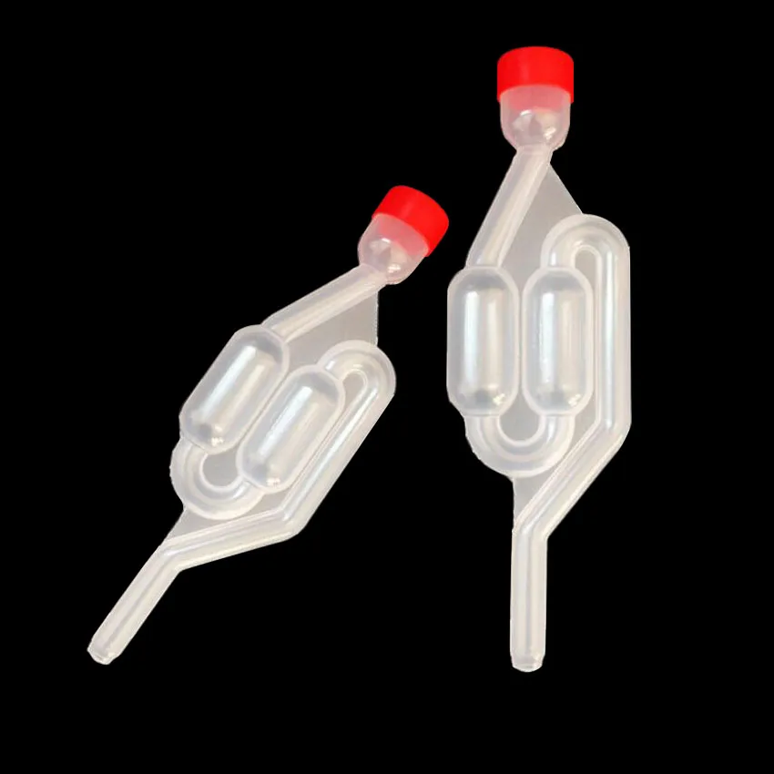 Ферментация вино пробки homebrew airlock втулка один способ выхлопной воды уплотнения клапан пробка с пробкой пива вина делая инструменты